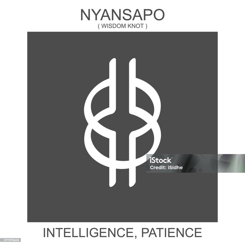 Icon With African Adinkra Symbol Nyansapo Symbol Of Intelligence And  Patience Stock Illustration - Download Image Now - iStock