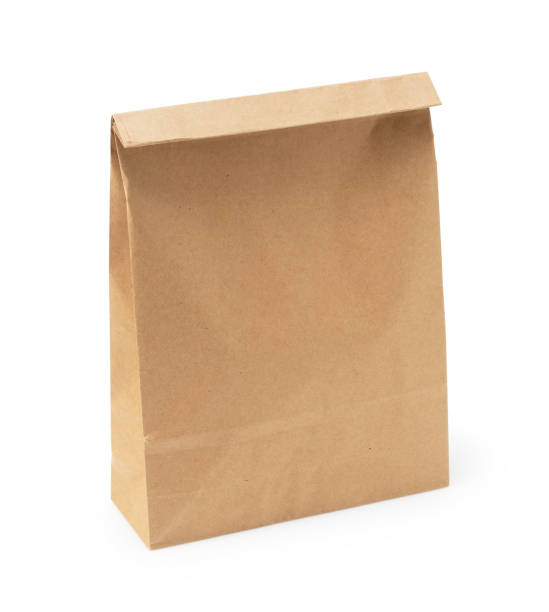 istock A brown paper bag on a white background 1277077909