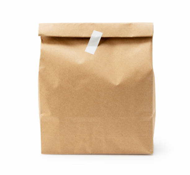istock A brown paper bag on a white background 1277078447