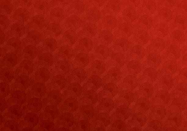 istock Red texture of Japanese paper 1277078612