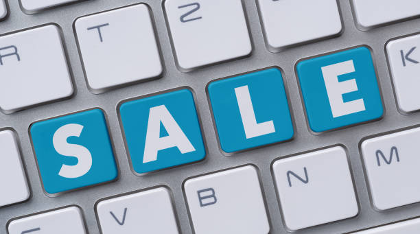 istock A  computer keyboard with the word Sale 1277082104