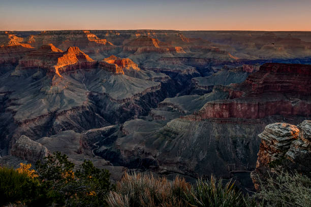 istock Grand Canyon in sunrise sky 1277086698
