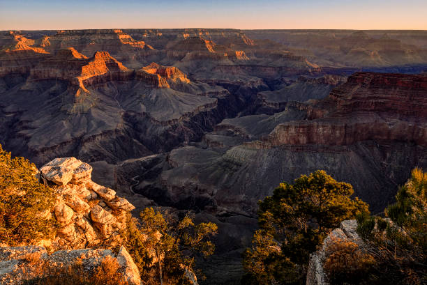 istock Grand Canyon in sunrise sky 1277087305
