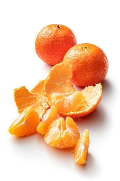 istock Fruit: Tangerines Isolated on White Background 1277092310