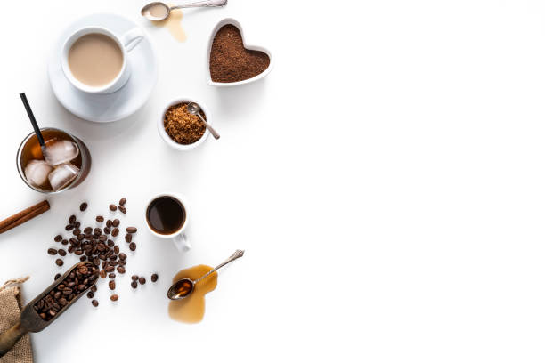 istock Coffe assortment of coffee as expresso, latte, iced coffe 1277095891