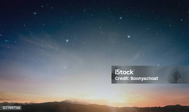 Star Of Christmas Sky Stock Photo - Download Image Now - Star - Space, Star Shape, Sky