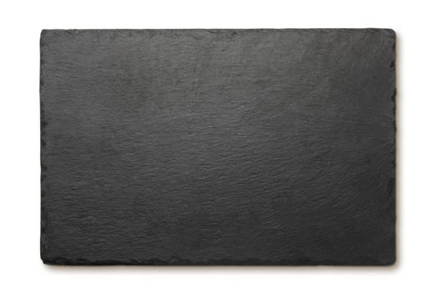 Black slate board with clipping path. Black slate board with clipping path. cutting board stock pictures, royalty-free photos & images