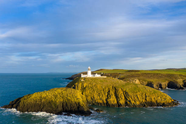 istock Aerial view of Strumble Head Lighthouse 1277104692