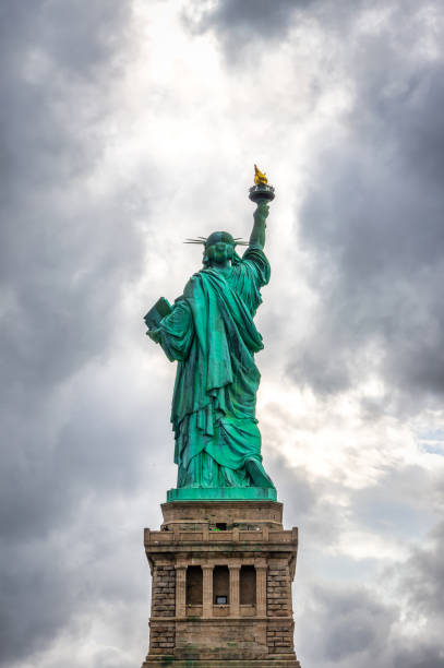 istock rear view of Statue of Liberty 1277107694