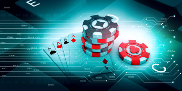 Online rummy playing Online rummy playing. 3d illustration Game rummy stock pictures, royalty-free photos & images