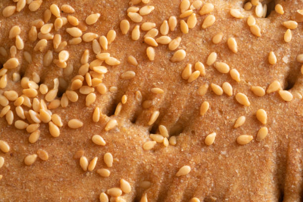 istock Full Frame Photo Of Bread With Sesame 1277115223