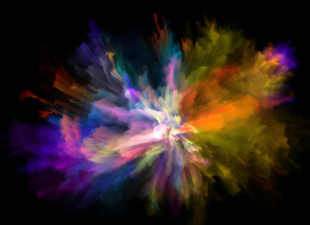 istock colorful rainbow holi paint color powder explosion isolated black background 1277126712