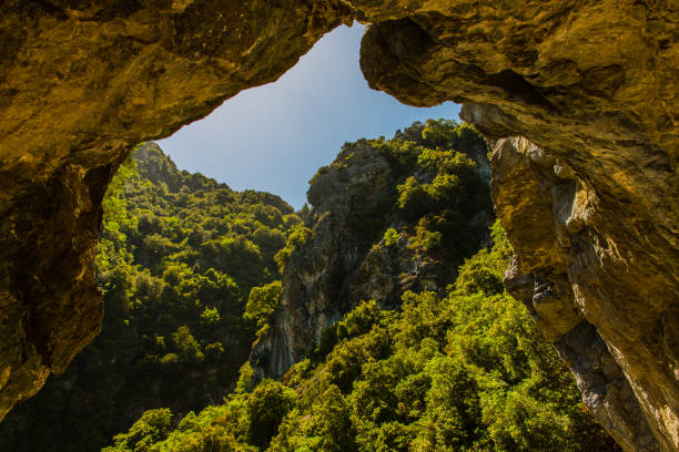 View from Cave of San Nicolao ( Corsica).