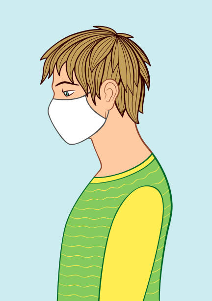 istock Man wearing medical mask for virus protection 1277133087