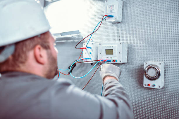 istock Electrical Engineer Connecting Photovoltaic Panel Wiring 1277133157