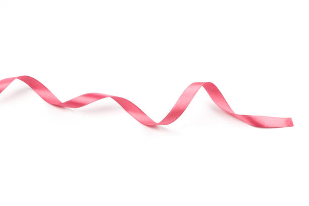 istock beautiful pink satin curly ribbon isolated on white background 1277141658