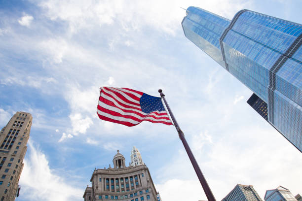 istock Buildings in Chicago in USA 1277145633