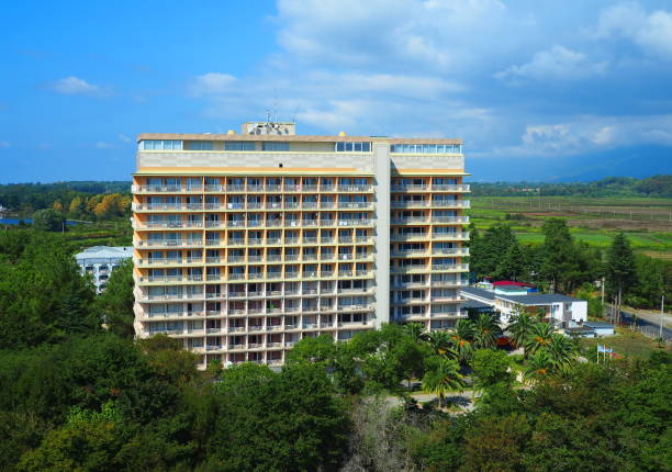 istock Hotel territory on the black sea 1277146632
