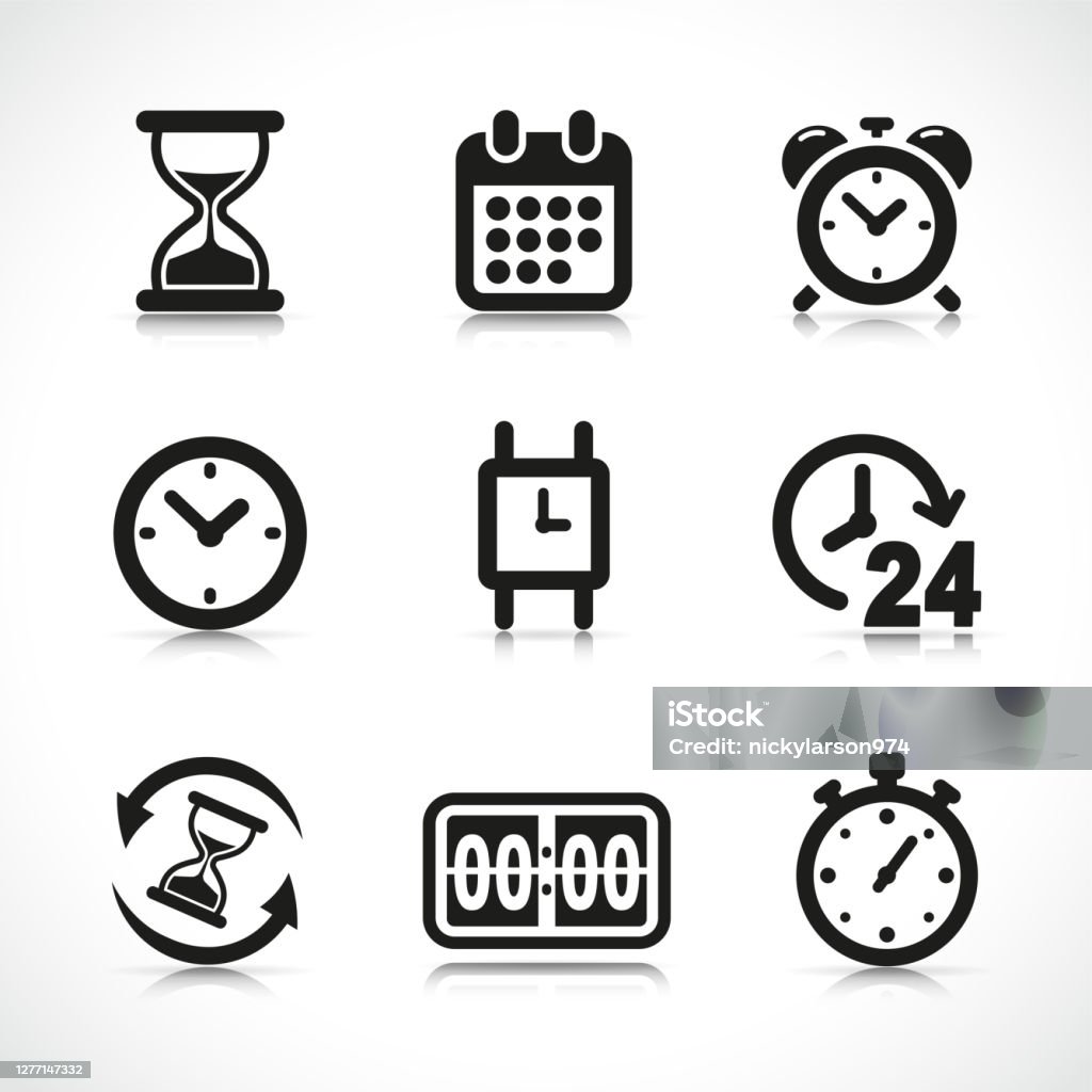 Vector time icons design set Vector illustration of time icons design set Icon Symbol stock vector Vector time icons design set Vector illustration of time icons design set Icon Symbol stock vector