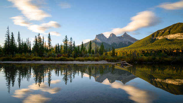 istock The Three Sisters Alberta in sunrise sky 1277151433