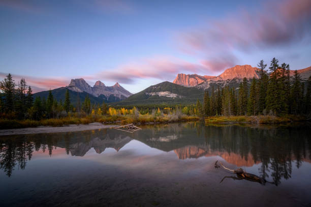 istock The Three Sisters Alberta in sunrise sky 1277151451
