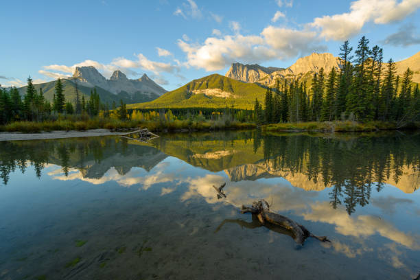istock The Three Sisters Alberta in sunrise sky 1277151480