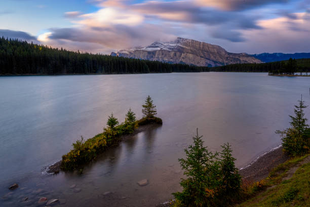 istock Two Jack Lake in morning sunrise Banff 1277153302