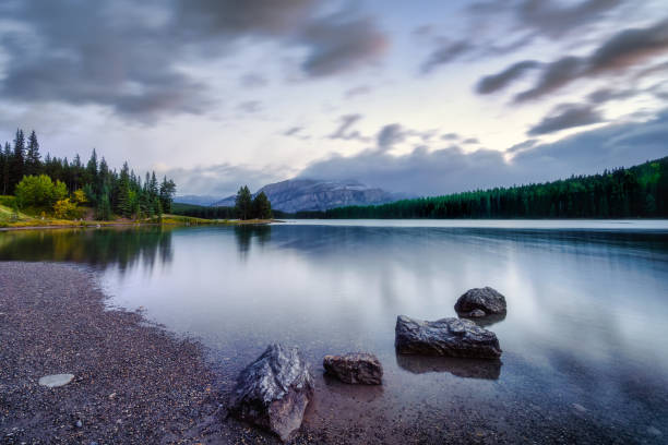 istock Two Jack Lake in morning sunrise Banff 1277153749