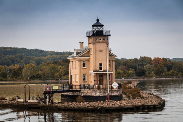 istock Rondout Lighthouse on the Hudson River, Kingston, NY, in early fall 1277157732