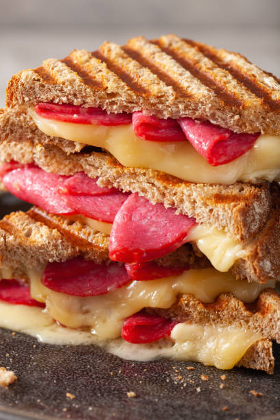 istock grilled salami and cheese sandwich 1277159536