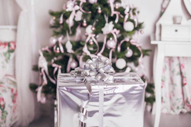 istock Christmas and New Year holiday decorated room 1277161126