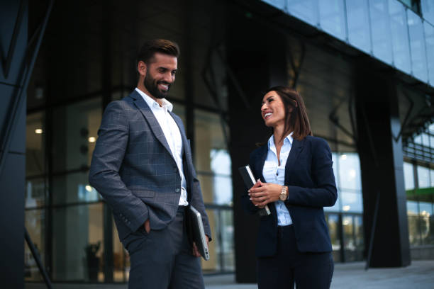 istock Business partners successfully enter into a business agreement 1277162626
