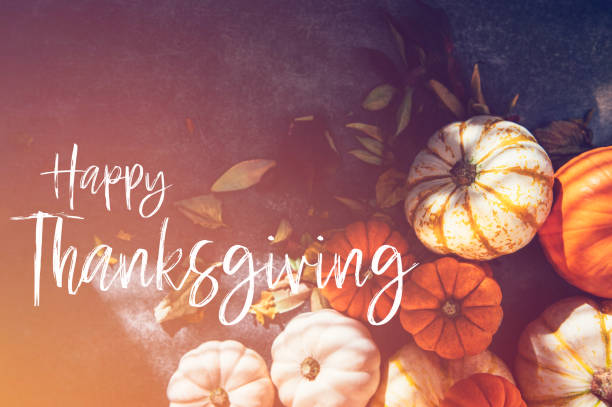 istock Happy Thanksgiving Holiday postcard 1277169839