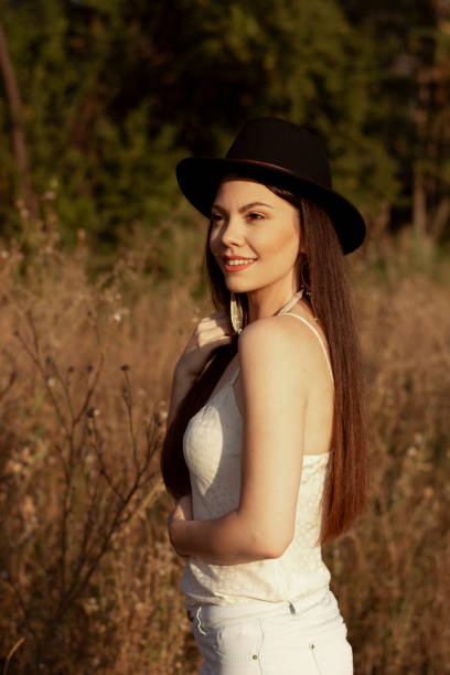 istock Beautiful girl posing in the nature. 1277170115