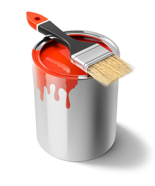 istock Paintbrush on can of red paint 1277170536