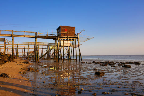 fisherman's huts french atlantic coast