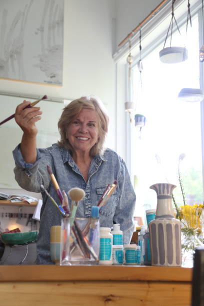 istock retired woman making pottery in her workshop 1277172399