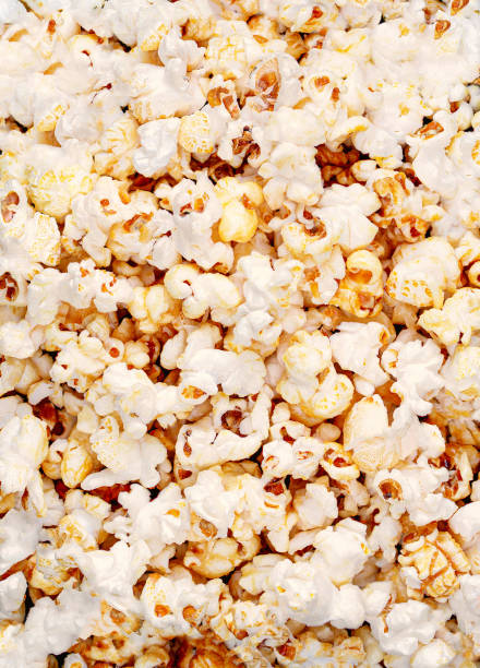 istock Homemade Kettle Corn Popcorn as  background with copy space. Top view