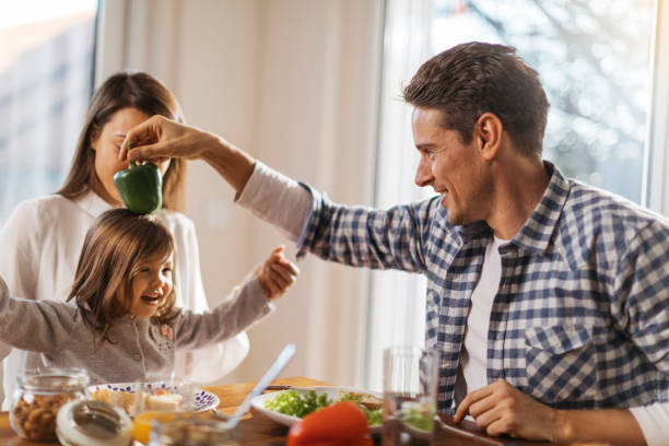 istock Family having a healthy breakfast 1277176646