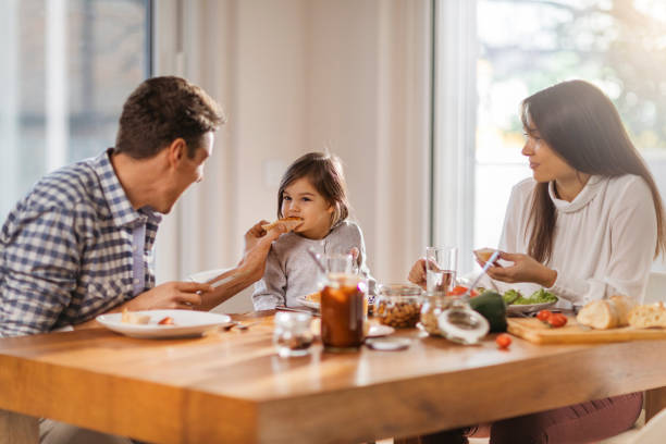 istock Family having a healthy breakfast 1277177327