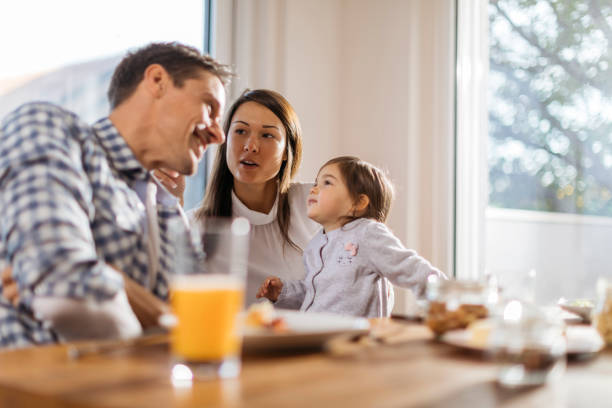 istock Family having a healthy breakfast 1277177505