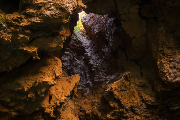 istock old roman mining tunnel in stone 1277184920