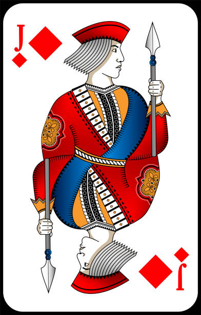 istock Poker playing card jack diamonds. New design of playing cards. 1277185408