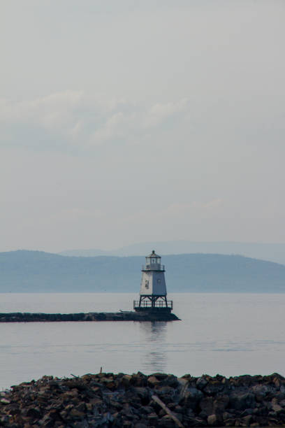 istock Burlington Breakwater Lighthouse on Lake Champlain, Vermont 1277188888