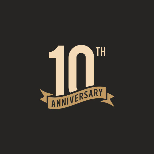 10th Years Anniversary Celebration Icon Vector Stock Illustration Design Template 10th Years Anniversary Celebration Icon Vector Stock Illustration Design Template. Vector eps 10. anniversary stock illustrations
