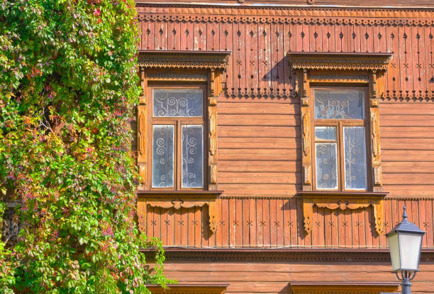 istock Architectural elements and view of residential buildings 1277190964