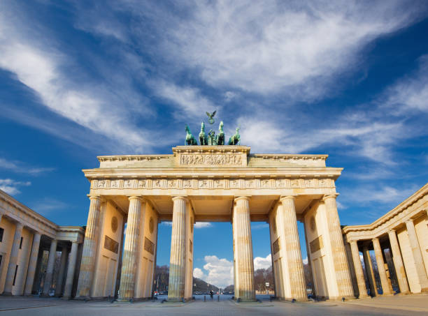 istock Berlin - The Brandenburg gate in morning light. 1277194988