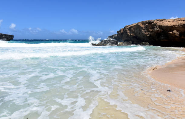istock Gorgeous Deserted Beach in Aruba 1277195052