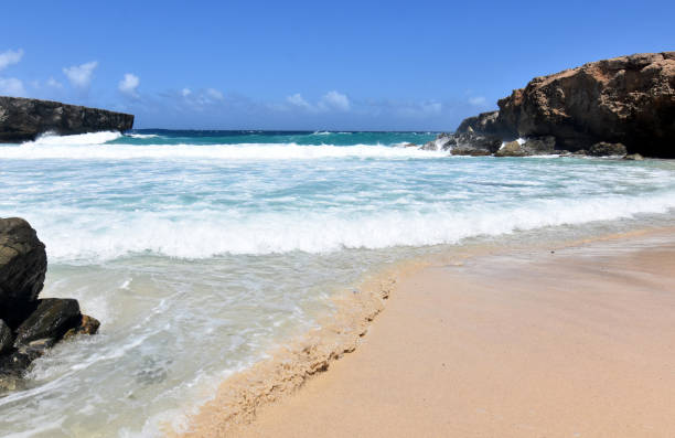 istock Gorgeous Deserted Beach in Aruba 1277195137