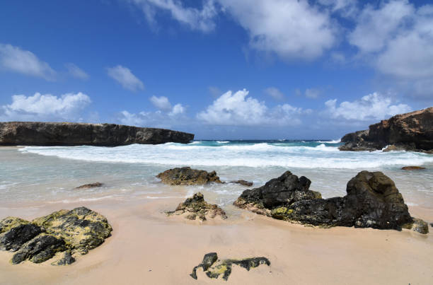 istock Gorgeous Deserted Beach in Aruba 1277195656